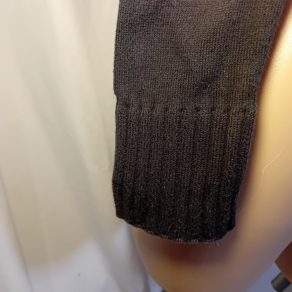 VTG Y2K Juniors XX by MEXX Jeans Stripe Zip Mock Neck Sweater Emo Punk Scene XS - Picture 11 of 16